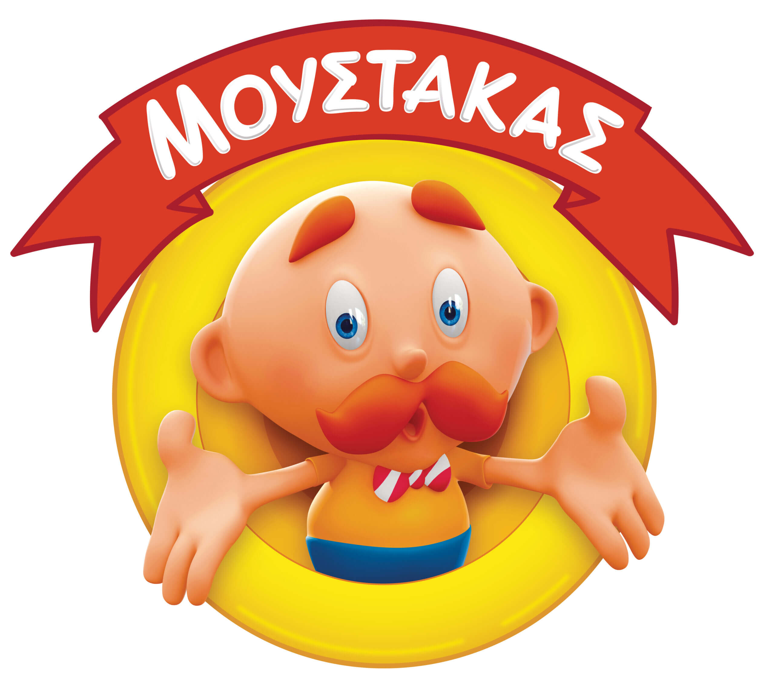 MOUSTAKAS 3d logo TELIKO